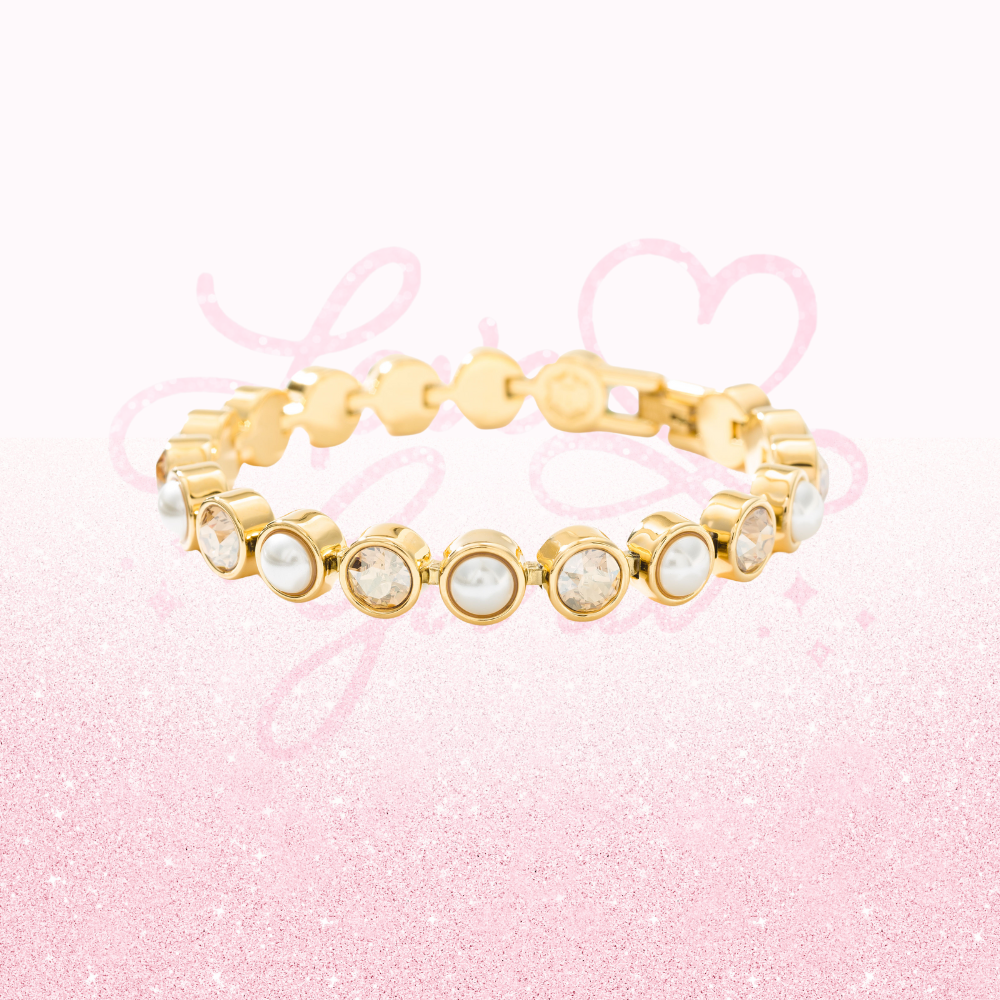 Golden Treasured Ice Bracelet