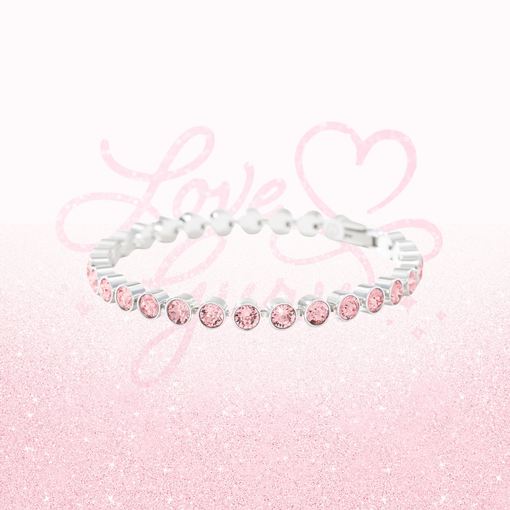 Mini Ice Bracelet, Light Rose