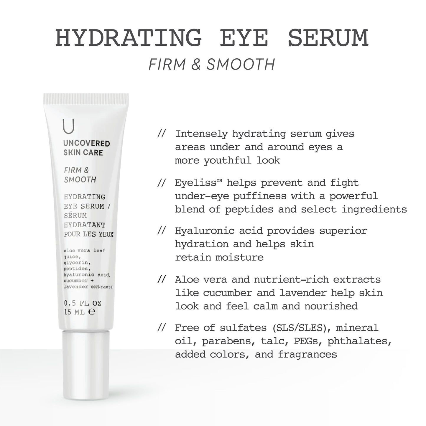 Hydrating Eye Serum - Firm & Smooth