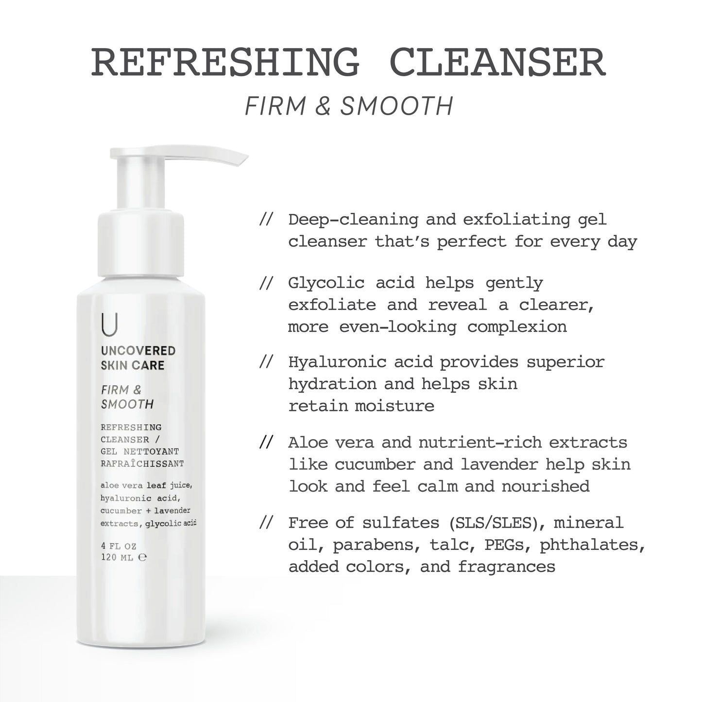 Refreshing Cleanser - Firm & Smooth