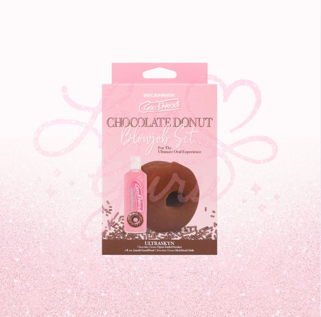 GoodHead Blowjob Set - Chocolate Donut
