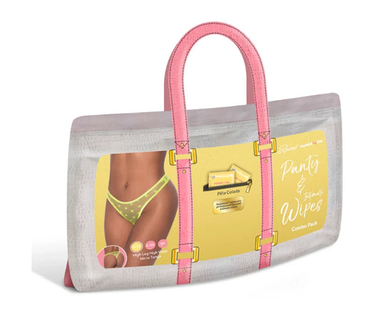 Sweetums High Leg High Waist Micro Tanga Pina Colada