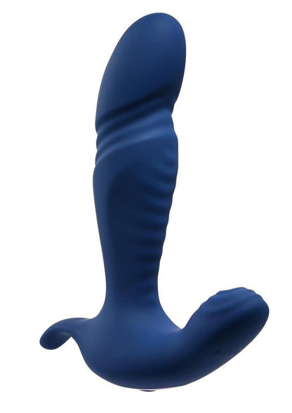 True Blue Rechargeable Silicone Thrusting Anal Vibrator