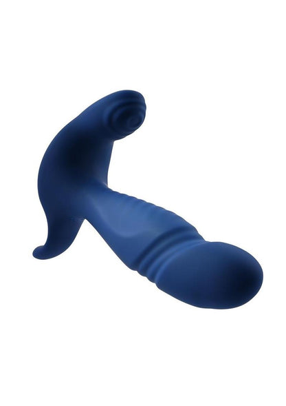 True Blue Rechargeable Silicone Thrusting Anal Vibrator