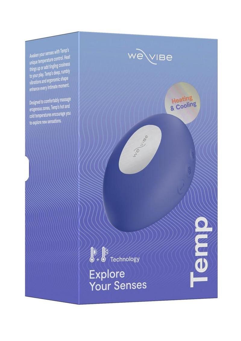 Heating and Cooling Rechargeable Silicone Lay-on Vibrator