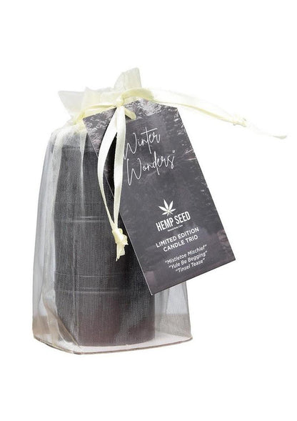Hemp Seed 3 in 1 Holiday Candle Trio Bag 1.75oz