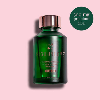 Sensual Bath Oil 300mg CBD