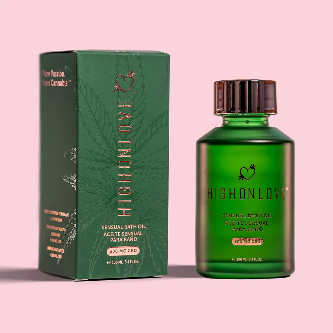 Sensual Bath Oil 300mg CBD