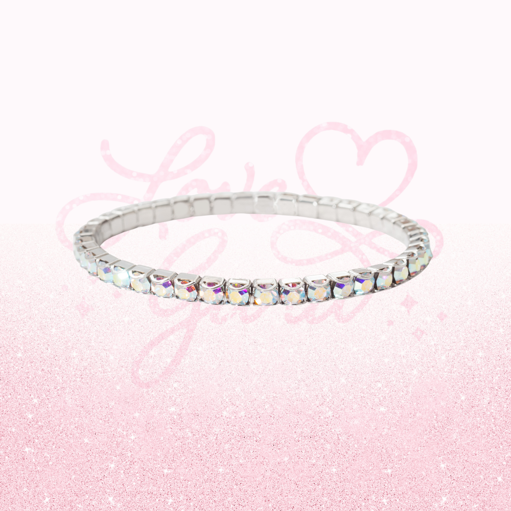 Crystal Aurore Boreale Stretch Bracelet