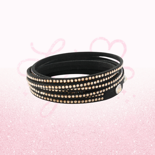 Wrap-Star Bracelet, Golden Jet