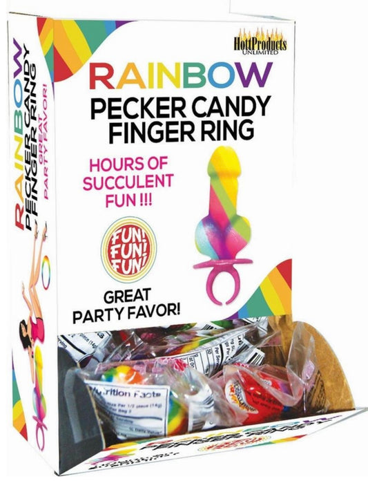 Rainbow Penis ring pop