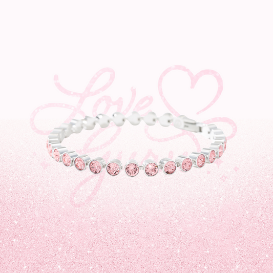 Mini Ice Bracelet, Light Rose
