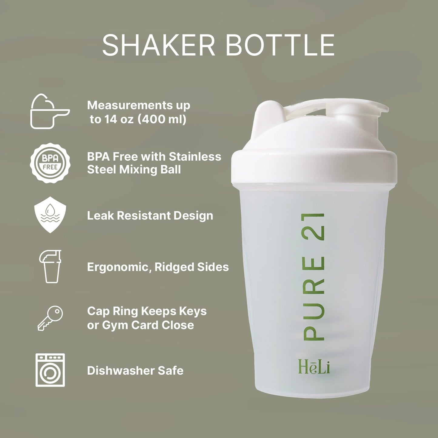 Pure 21 Shaker Bottle