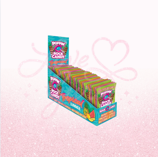 Popping Rock Candy Display- Tropical Fruit Oral Sex Candy