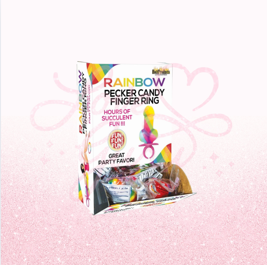 Rainbow Penis ring pop