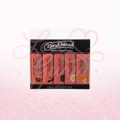 Oral Delight Gel Desserts Variety (5 Pack) 1oz with ORANGE CREAMSICLE