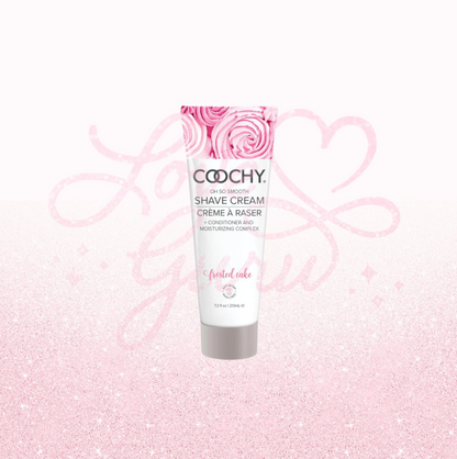 Coochy Shave Cream Frosted Cake
