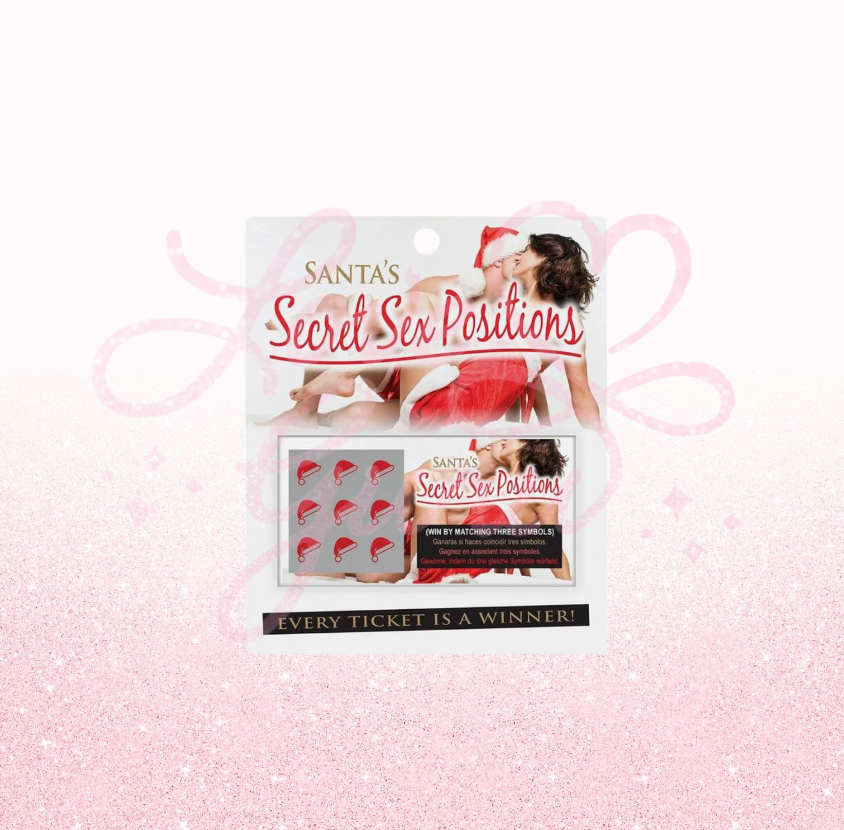 Santa's Secret Sex Position Scratch Tickets