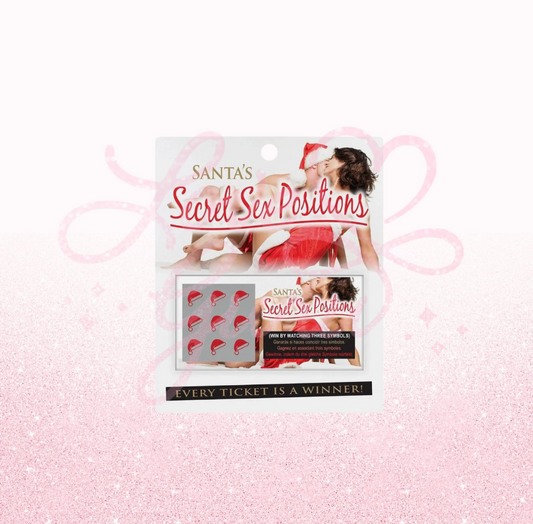 Santa's Secret Sex Position Scratch Tickets