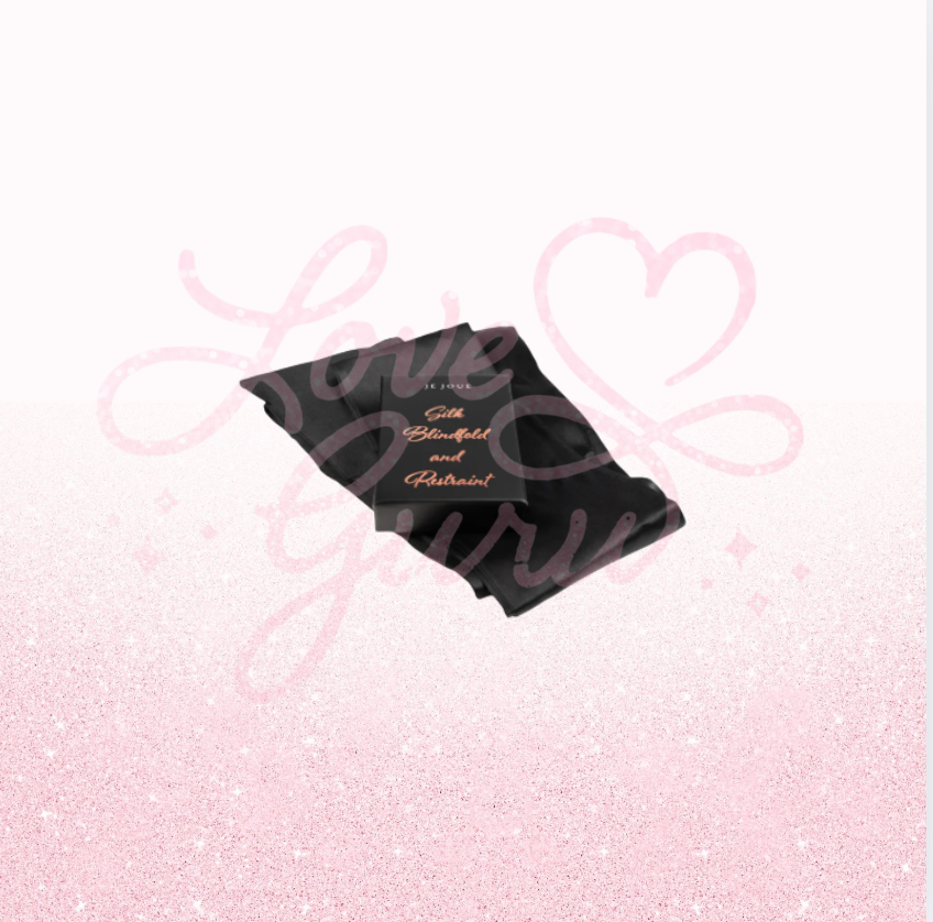 Pure Satin blindfold and restraint