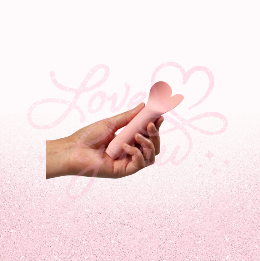 Amour Bullet Vibrator with Fluttering Heart Tip