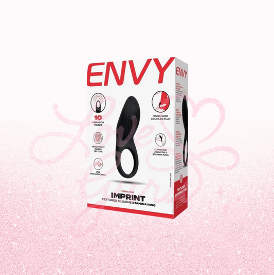Imprint Textured Rechargeable Silicone Stamina Ring