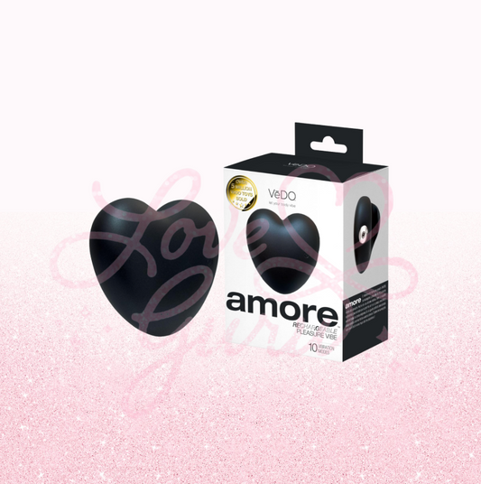 Amore Rechargeable Silicone Pleasure (Heart)Vibrator