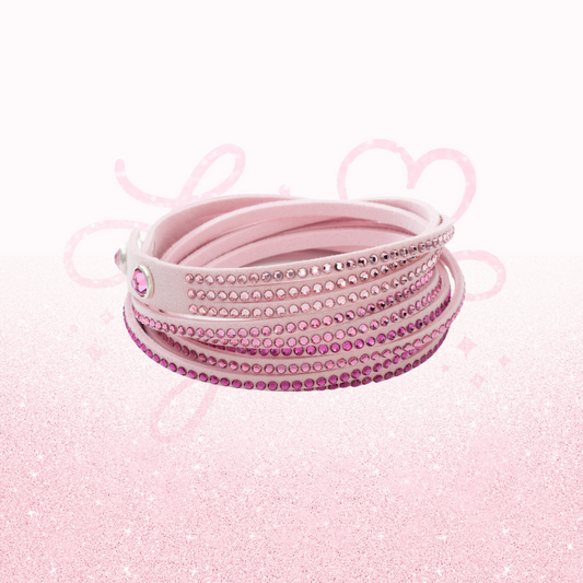 Wrap-Star Bracelet, Pink