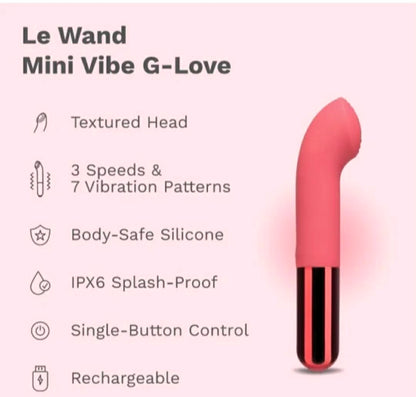 G-Love Mini Vibe- Rechargeable G-Spot Vibrator