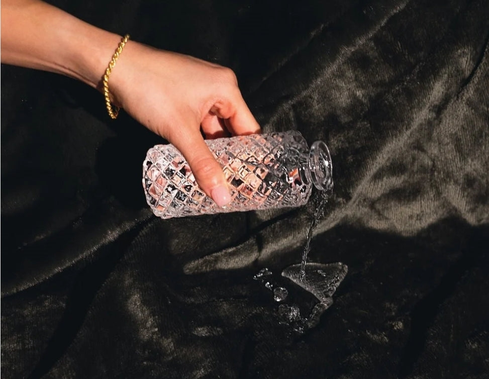 Furlush Waterproof Splash Blanket- Black on Black